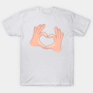 Hand Heart Gesture T-Shirt